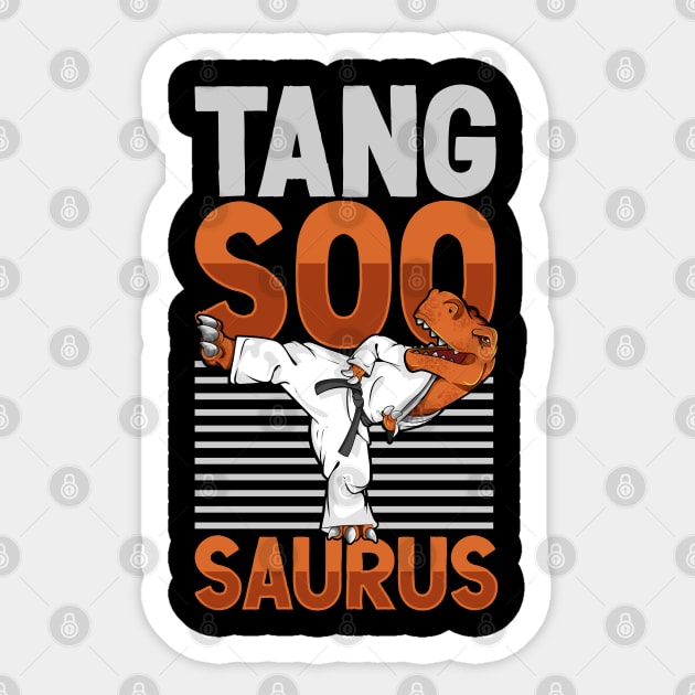 TREX - Tang Soo Do Saurus Sticker by Modern Medieval Design